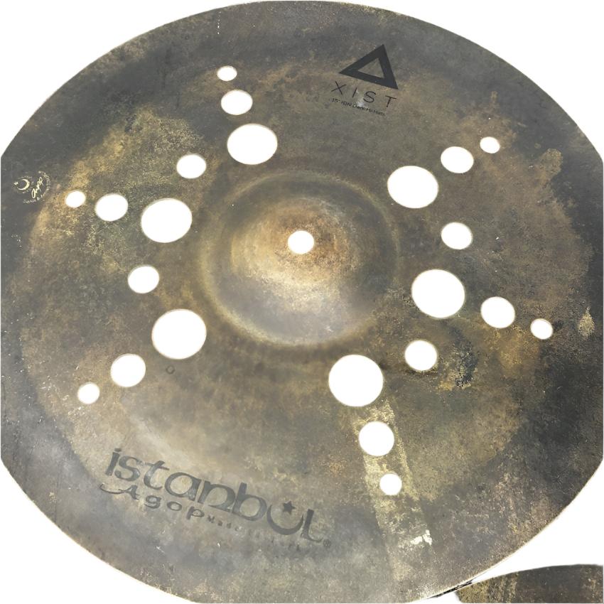 Used Istanbul Agop Xist Dark Dry Ion Hi Hat Cymbals 15" - Good - Drum Center Of Portsmouth
