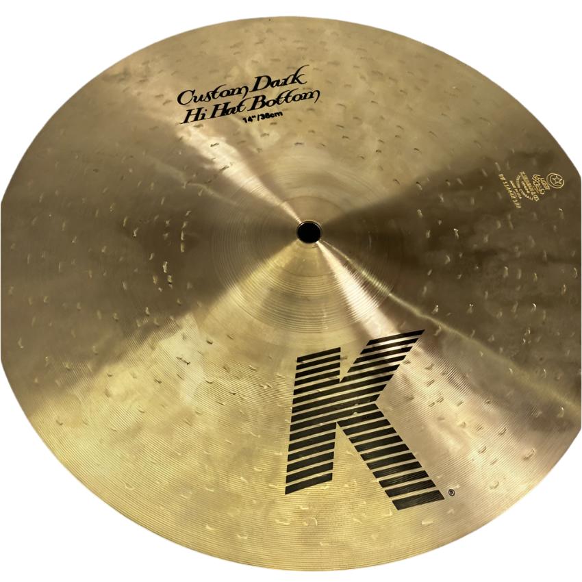 Used Zildjian K Custom Dark Hi Hat Cymbals 14" - Very Good - Drum Center Of Portsmouth