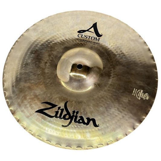 Used Zildjian A Custom Mastersound Hi Hat Bottom 14" - Good - Drum Center Of Portsmouth