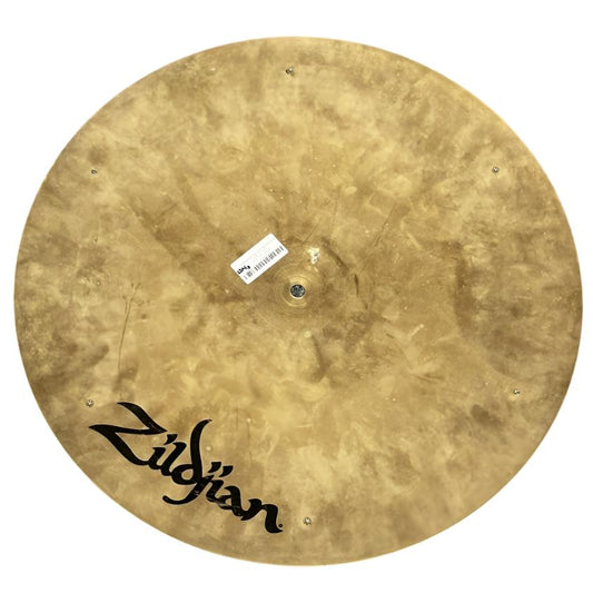 Used Zildjian A Custom Flat Top Ride Cymbal 20" w/Rivets 2374 grams - Drum Center Of Portsmouth