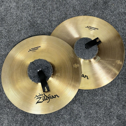 Used Zildjian Symphonic French Cymbals 18" Pair - Excellent - Drum Center Of Portsmouth