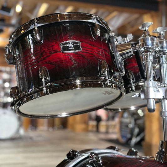 Yamaha Live Custom Hybrid Oak 4pc Drum Set Uzu Magma Sunburst - Drum Center Of Portsmouth