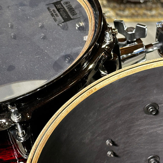 Yamaha Live Custom Hybrid Oak 4pc Drum Set Uzu Magma Sunburst - Drum Center Of Portsmouth