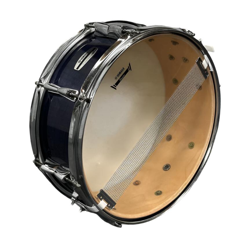 Used Yamaha Stage Custom Snare Drum 14x5.5 Blue - Fair - Drum Center Of Portsmouth