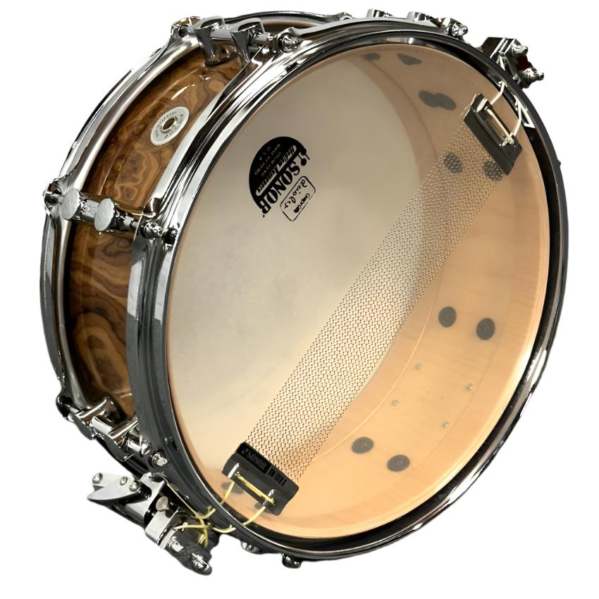 Used Sonor Prolite Snare Drum 13x5 Chocolate Burl - Very Good - Drum Center Of Portsmouth