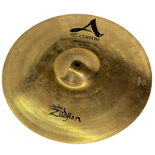 Used Zildjian A Custom Hi Hat Bottom 14" - Good - Drum Center Of Portsmouth