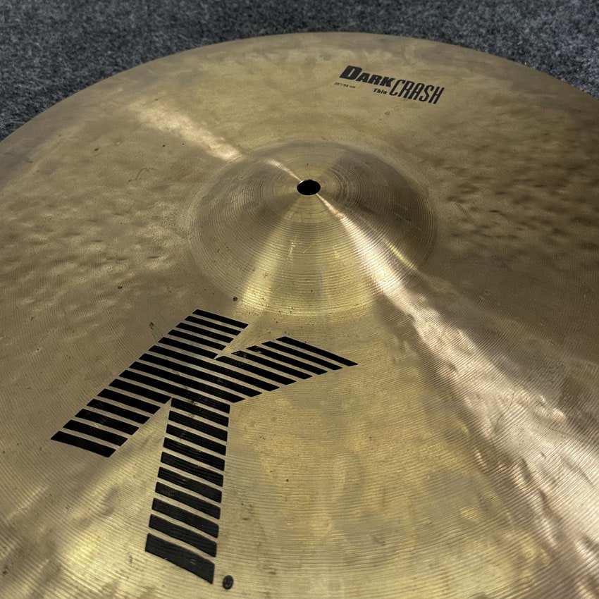 Used Zildjian K Dark Thin Crash Cymbal 20" - Very Good - Drum Center Of Portsmouth