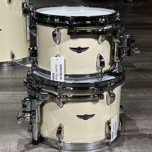 Used Tama Star Walnut 5pc Drum Set Antique White - Drum Center Of Portsmouth