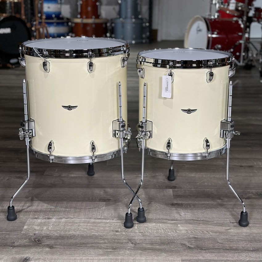 Used Tama Star Walnut 5pc Drum Set Antique White - Drum Center Of Portsmouth