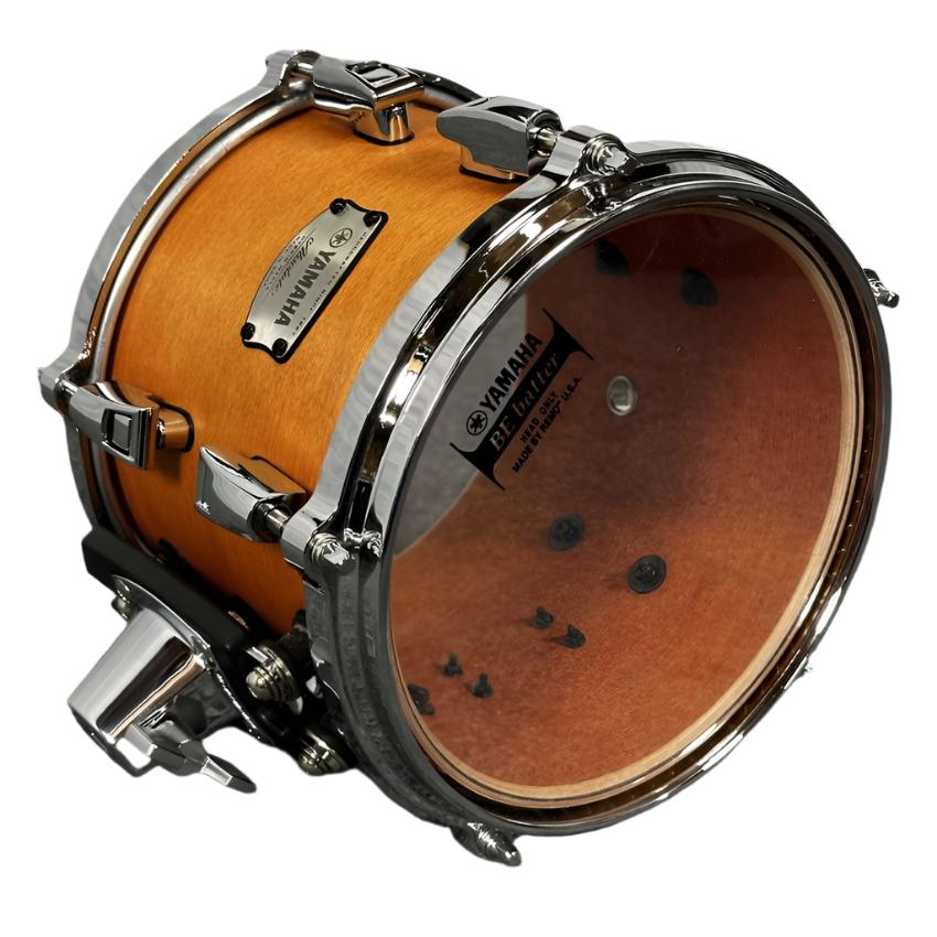 Used Yamaha Absolute Hybrid Maple Tom 8x7 Vintage Natural - Excellent - Drum Center Of Portsmouth