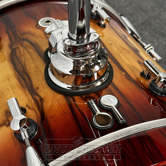 Sonor SQ2 Maple 3pc Drum Set Red Burst Fade Over African Marble - Drum Center Of Portsmouth