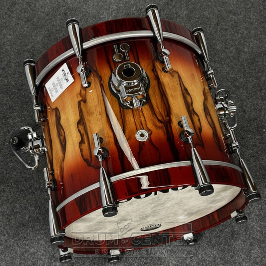 Sonor SQ2 Maple 3pc Drum Set Red Burst Fade Over African Marble - Drum Center Of Portsmouth