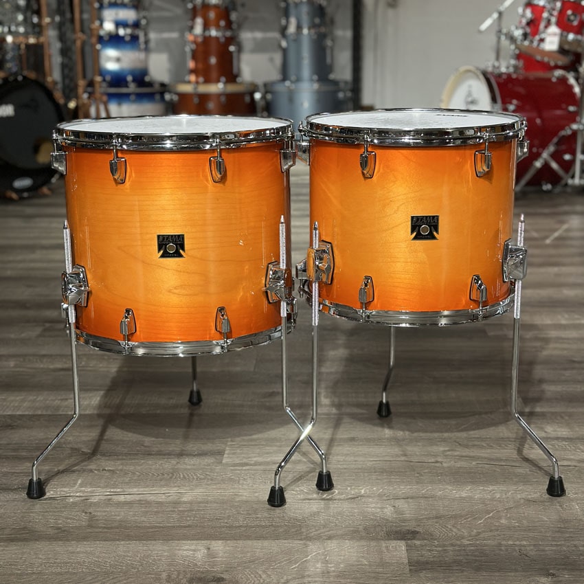 Used Tama SuperStar Classic 6pc Drum Set Tangerine Burst - Very Good - Drum Center Of Portsmouth