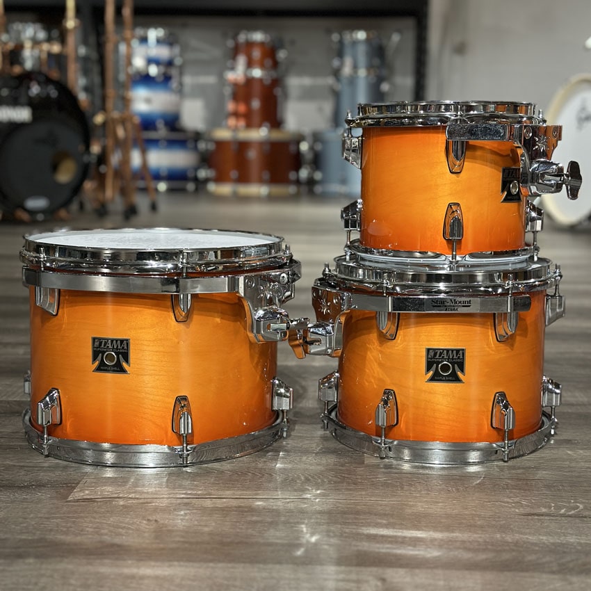 Used Tama SuperStar Classic 6pc Drum Set Tangerine Burst - Very Good - Drum Center Of Portsmouth