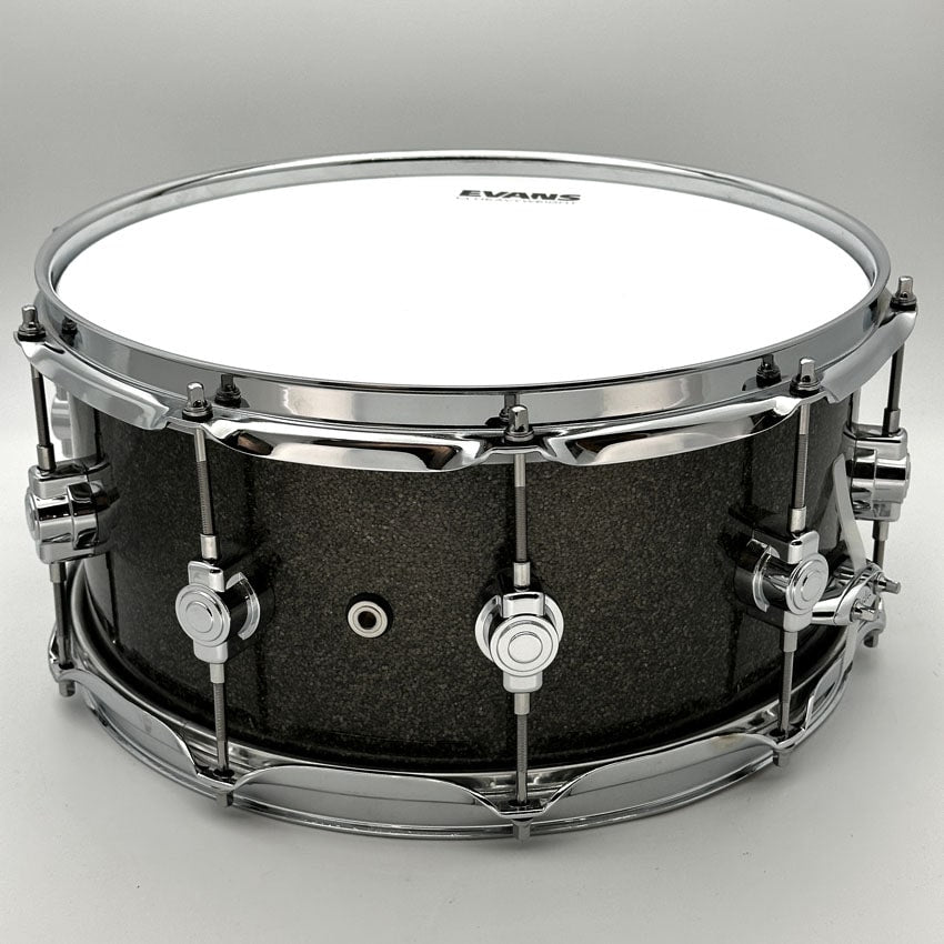 Used DW Performance Snare Drum 14x6.5 Pewter Sparkle - Very Good - Drum Center Of Portsmouth