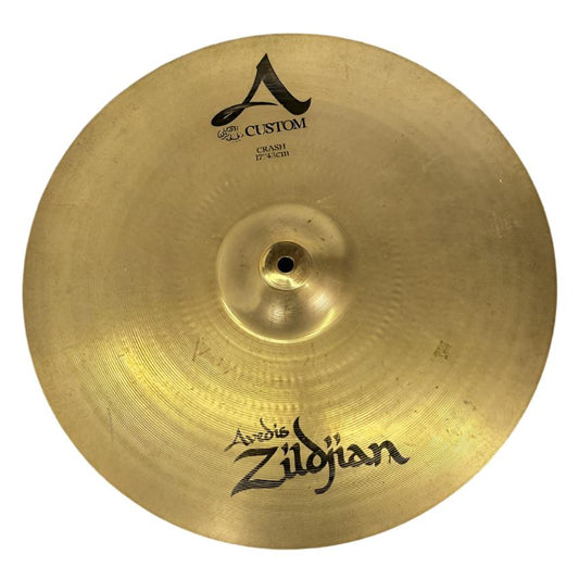 Used Zildjian A Custom Crash Cymbal 17" - Good - Drum Center Of Portsmouth