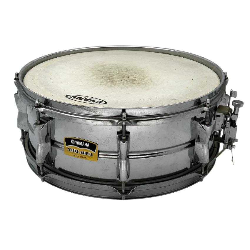 Used Yamaha Steel Shell Snare Drum 14x5.5 - Good - Drum Center Of Portsmouth