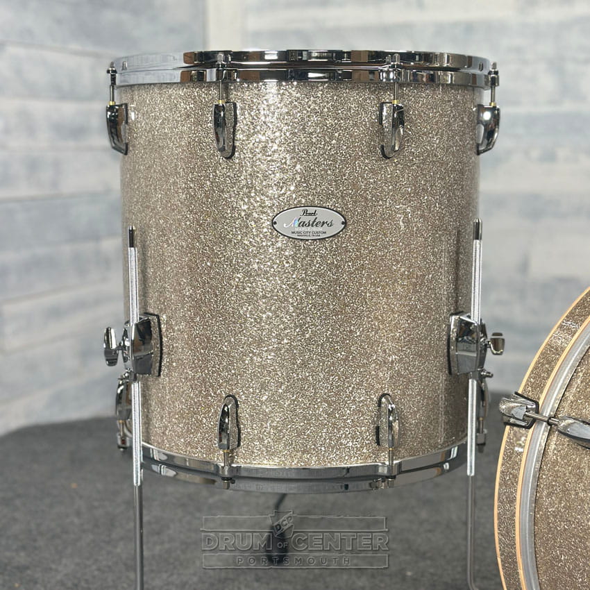 Pearl Masters Maple/Gum 3pc Drum Set 20/12/16 Diamond Glitter - Drum Center Of Portsmouth