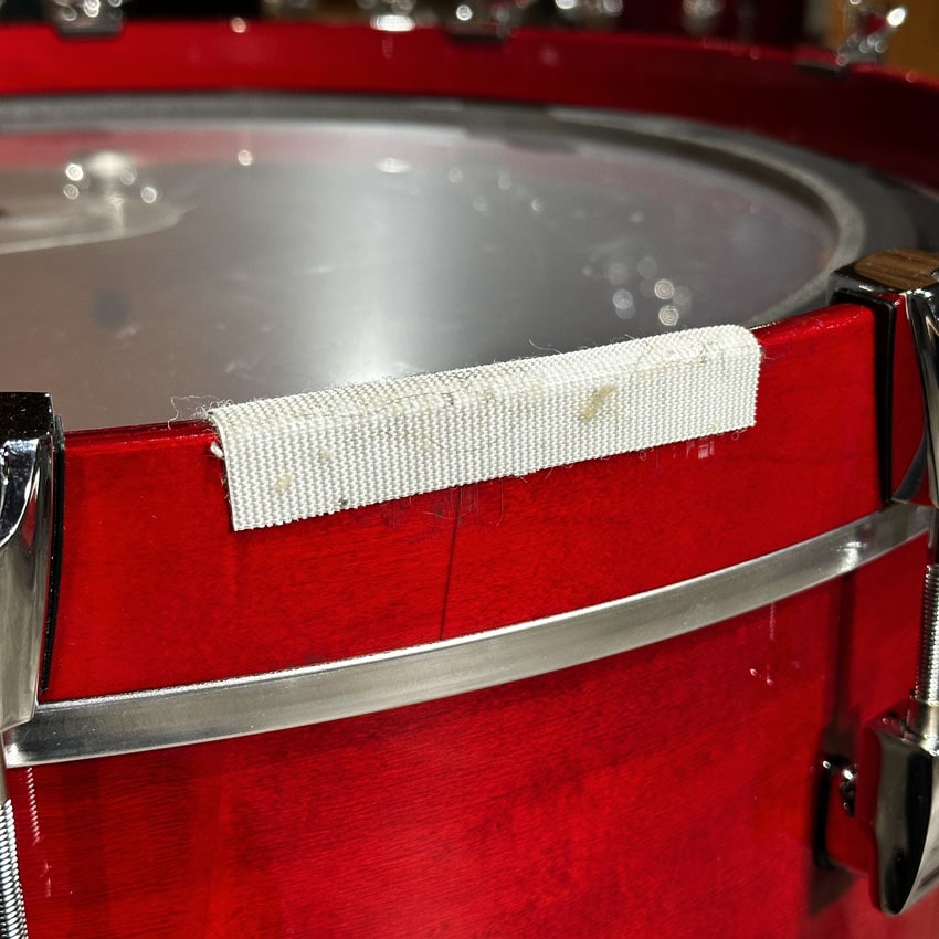 Used Yamaha Absolute Hybrid Maple 4pc Drum Set Red Autumn - Very Good - Drum Center Of Portsmouth