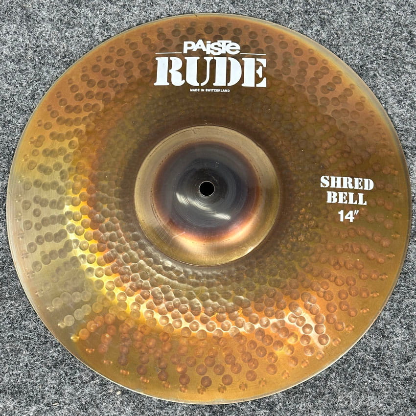 Used Paiste Rude Shred Bell 14 - Very Good - Drum Center Of Portsmouth