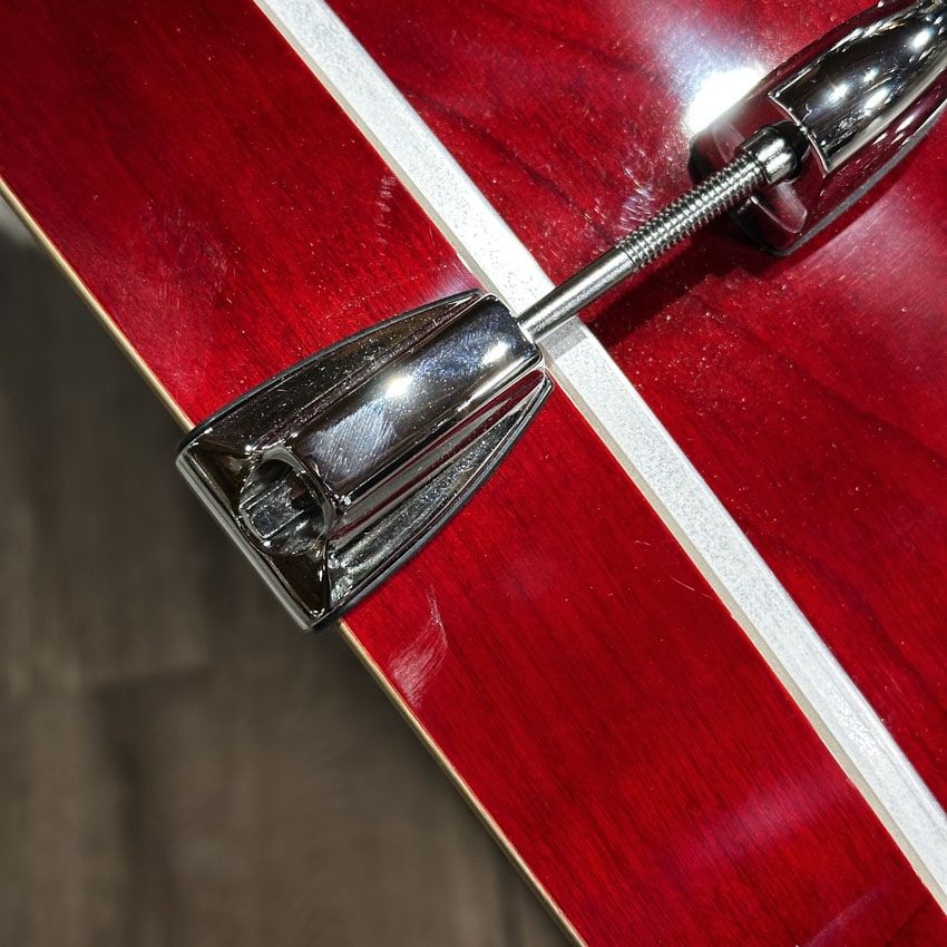 Used Yamaha Stage Custom Birch 8pc Double Bass Drum Set Cranberry Red - Drum Center Of Portsmouth