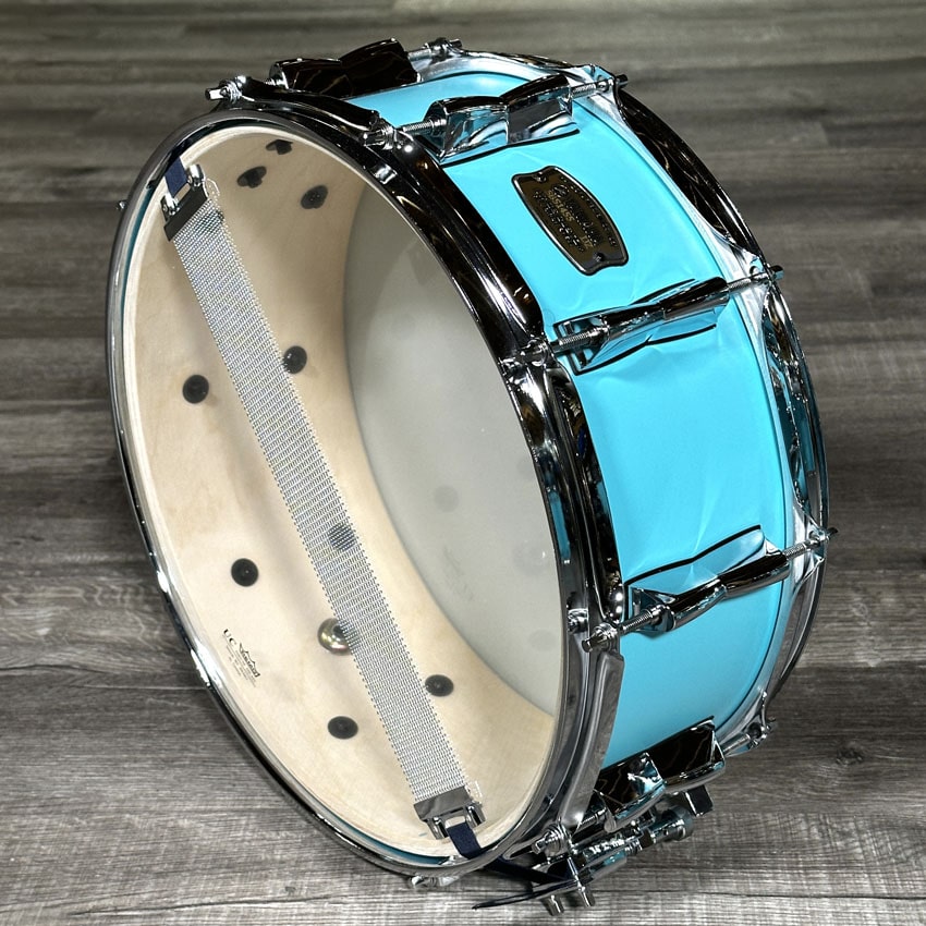 Used Yamaha Stage Custom Birch 5pc Drum Set Matte Surf Green - Very Good - Drum Center Of Portsmouth