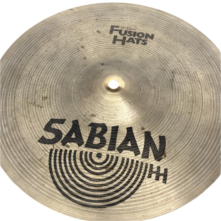 Used Sabian HH Fusion Hi Hat Cymbals 13" - Good - Drum Center Of Portsmouth