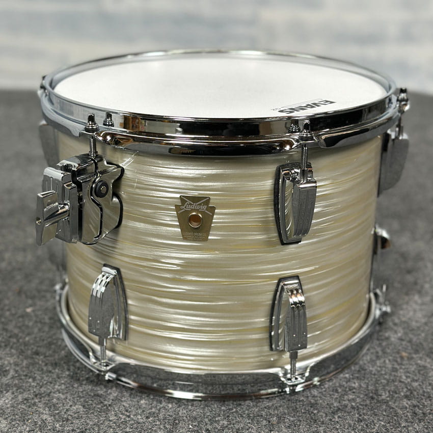 Used Ludwig Classic Maple 4pc Drum Set Olive Oyster - Very Good - Drum Center Of Portsmouth