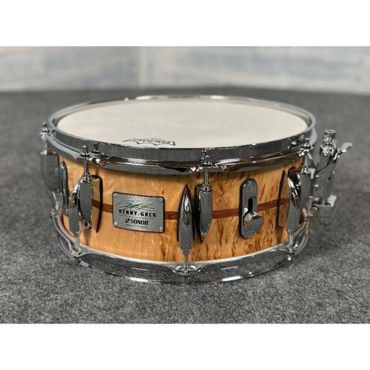Used Sonor Benny Greb Signature Snare Drum Played by Benny! - Drum Center Of Portsmouth