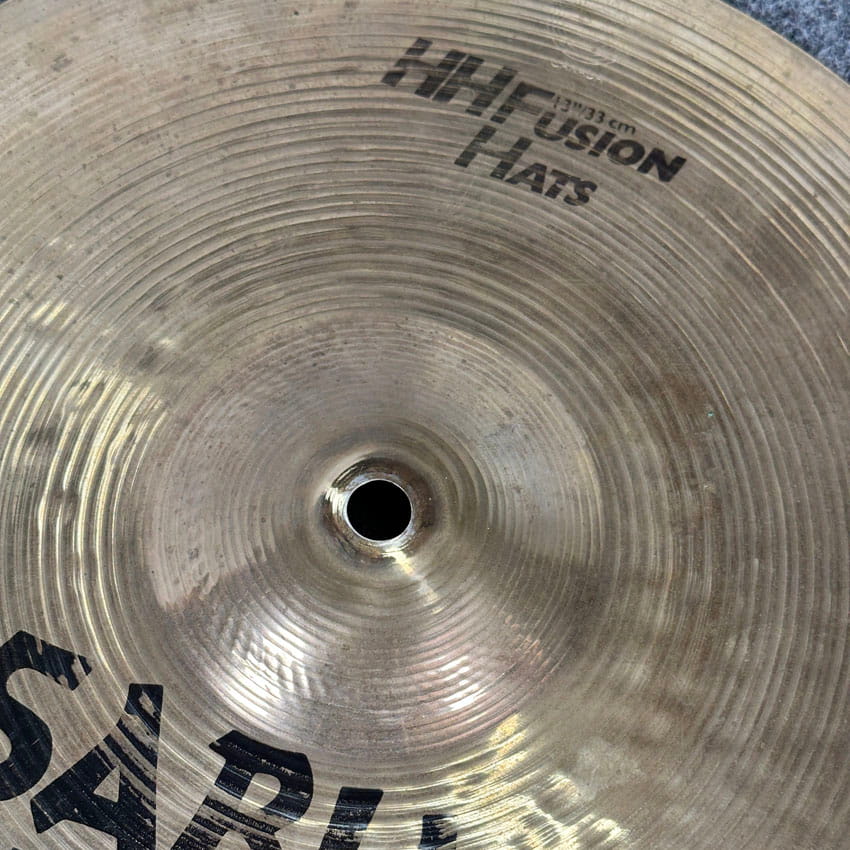 Used Sabian AAX/HH Fusion Hi Hat Cymbals 13 - Good - Drum Center Of Portsmouth