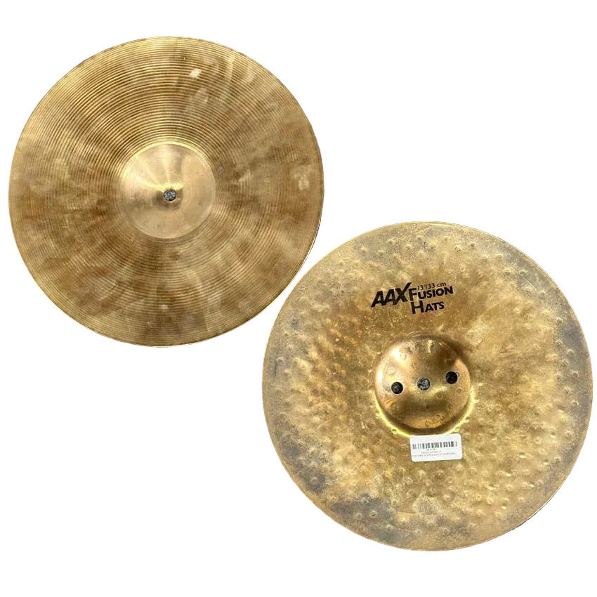 Used Sabian AAX/HH Fusion Hi Hat Cymbals 13 - Good - Drum Center Of Portsmouth