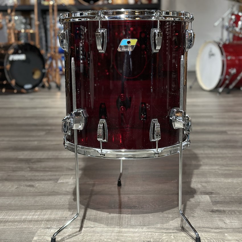 Used Ludwig Vistalite Pro Beat 3pc Drum Set Red - Very Good - Drum Center Of Portsmouth