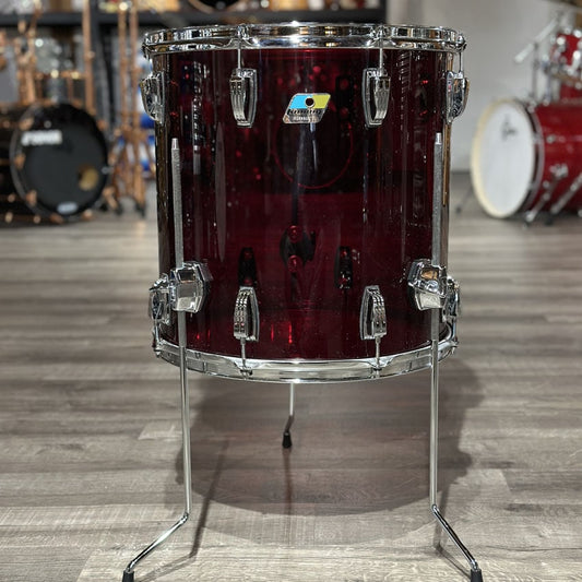 Used Ludwig Vistalite Pro Beat 3pc Drum Set Red - Very Good - Drum Center Of Portsmouth