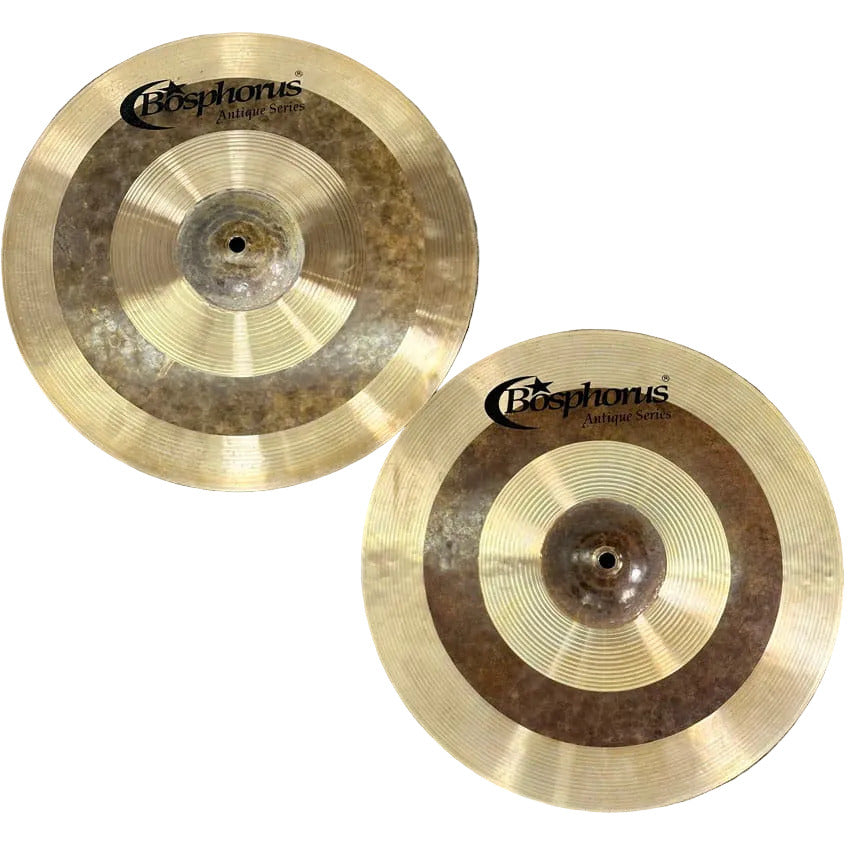 Used Bosphorus Antique Hi Hat Cymbals15 - Good - Drum Center Of Portsmouth