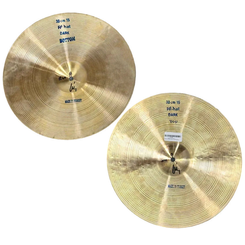 Used Bosphorus Antique Hi Hat Cymbals15 - Good - Drum Center Of Portsmouth