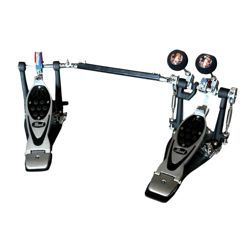 Used Pearl Eliminator Redline Double Bass Drum Pedal Belt Drive - Very Good - Drum Center Of Portsmouth