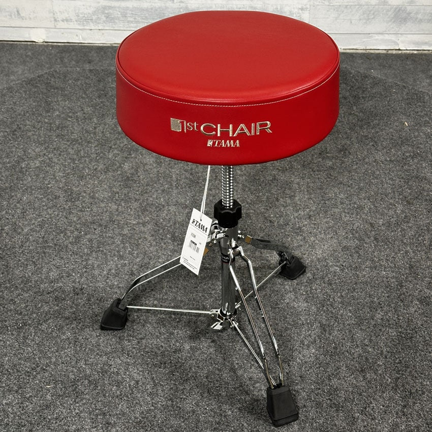 Tama HT830R 1st Chair Round Rider XL Drum Throne With Red seat DEMO MODEL - Drum Center Of Portsmouth