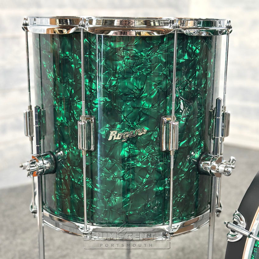 Rogers Tower 3pc Drum Set Green Marine Pearl 20/12/14 - Drum Center Of Portsmouth