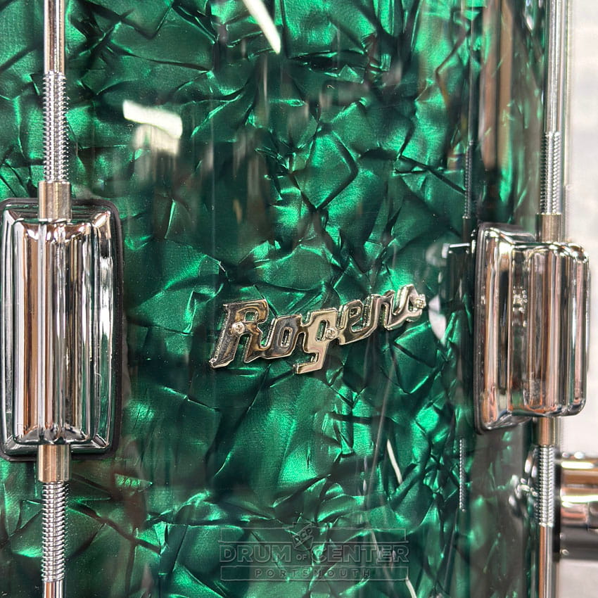 Rogers Tower 3pc Drum Set Green Marine Pearl 20/12/14 - Drum Center Of Portsmouth
