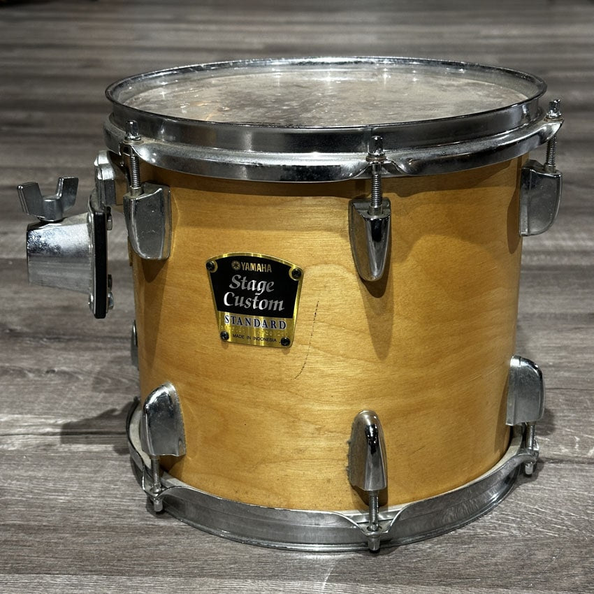 Used Yamaha Stage Custom Birch Standard 4pc Satin Natural - Good - Drum Center Of Portsmouth