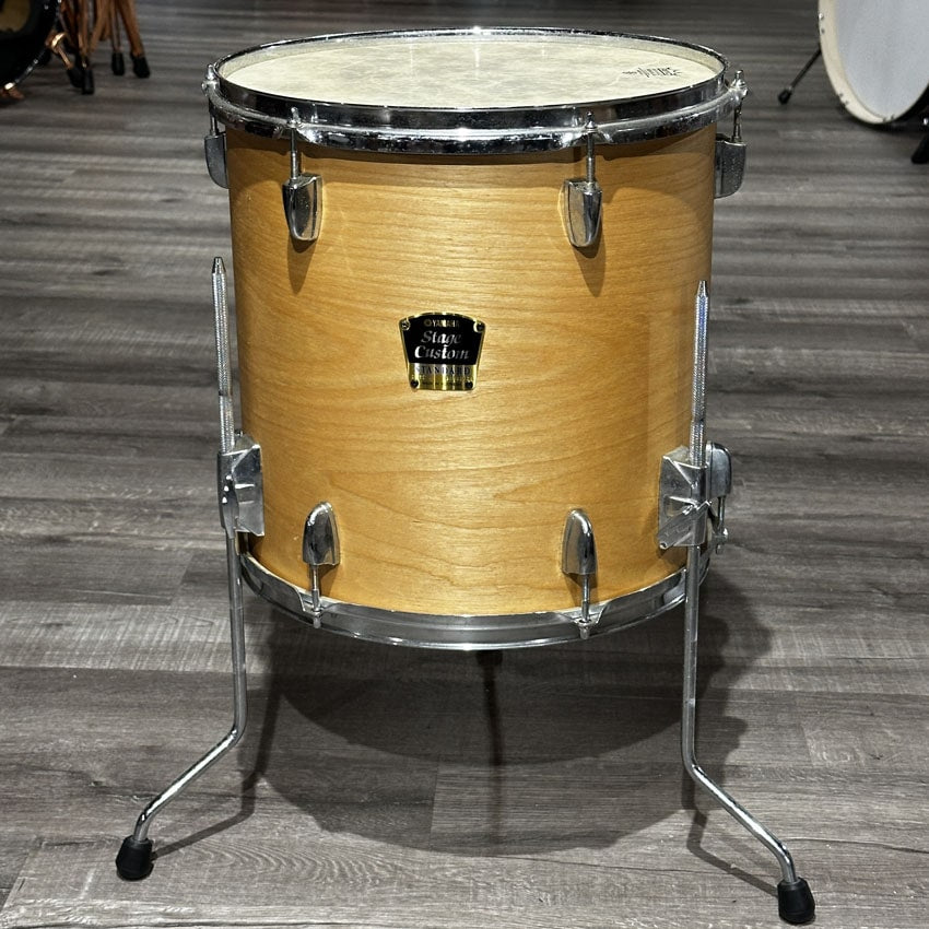 Used Yamaha Stage Custom Birch Standard 4pc Satin Natural - Good - Drum Center Of Portsmouth