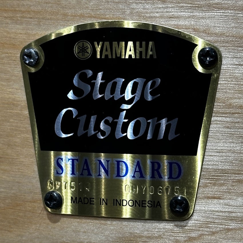 Used Yamaha Stage Custom Birch Standard 4pc Satin Natural - Good - Drum Center Of Portsmouth