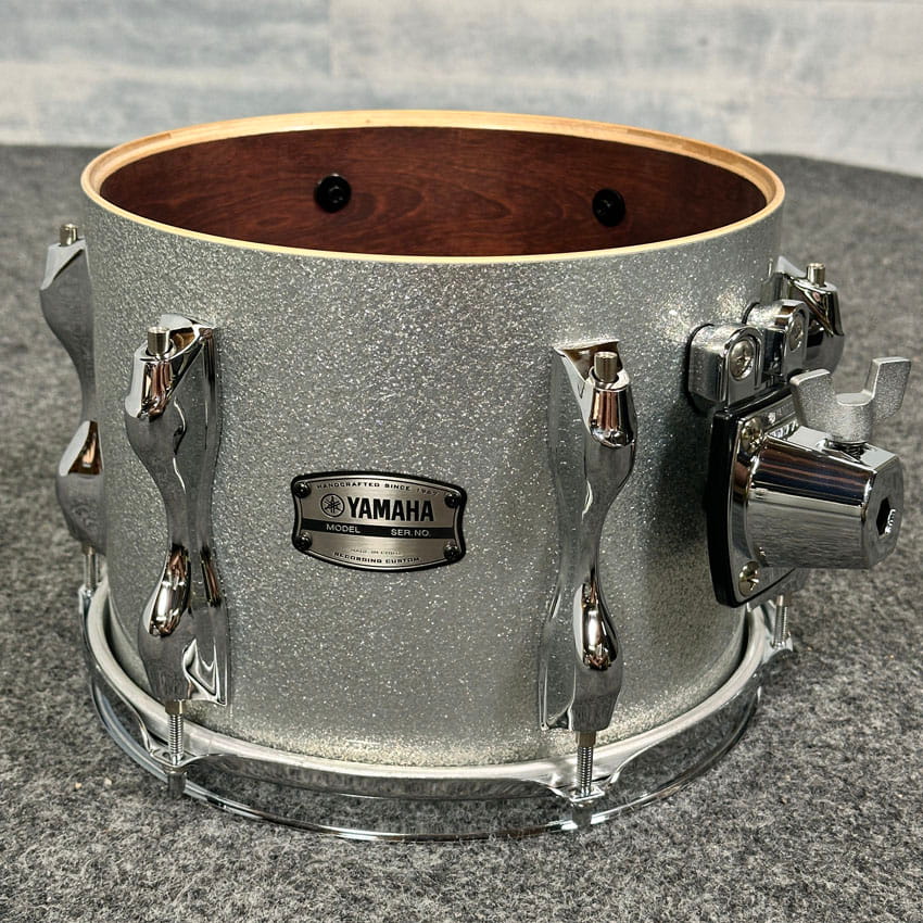 Yamaha Recording Custom 4pc Drum Set 22/10/12/16 Silver Sparkle - Drum Center Of Portsmouth
