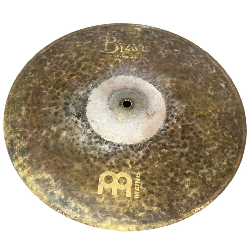 Used Meinl Byzance Extra Dry Med Thin Hi Hat Cymbal 15" BOTTOM ONLY - Drum Center Of Portsmouth