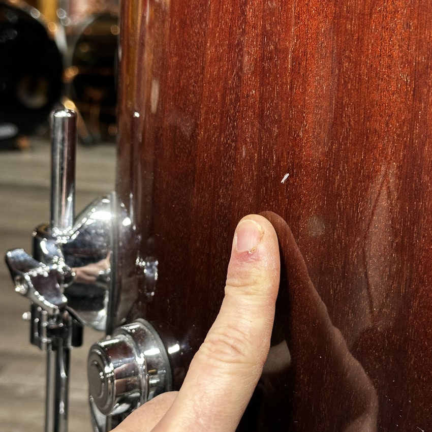 Used DW Collectors Maple/Mahogany 4pc Drum Set Candy Black Fade - Good - Drum Center Of Portsmouth
