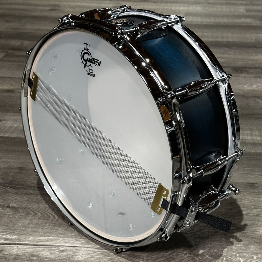 Used Gretsch Renown 6pc Drum Set Satin Antique Blue Burst - Very Good - Drum Center Of Portsmouth