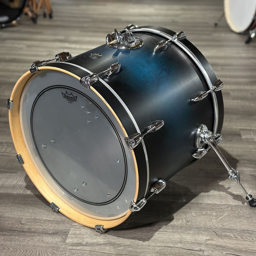 Used Gretsch Renown 6pc Drum Set Satin Antique Blue Burst - Very Good - Drum Center Of Portsmouth