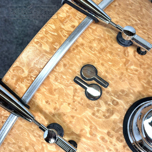 Sonor SQ2 Maple/Birch 4pc Drum Set Birdseye Amber Semi Gloss - Drum Center Of Portsmouth