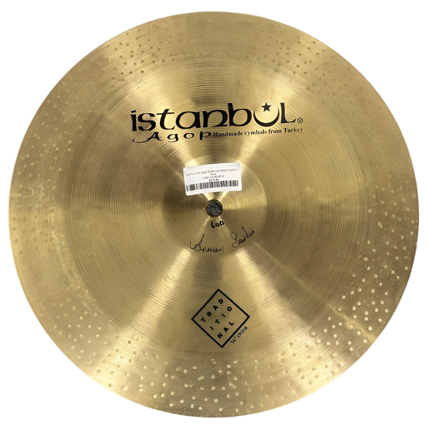 Used Istanbul Agop Traditional China Cymbal 14" - Good - Drum Center Of Portsmouth