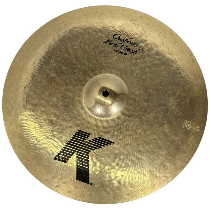 Used Zildjian K Custom Fast Crash Cymbal 16" - Good - Drum Center Of Portsmouth